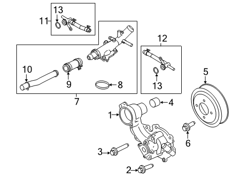 2019 Ford Fusion Water Pump Diagram 5 - Thumbnail