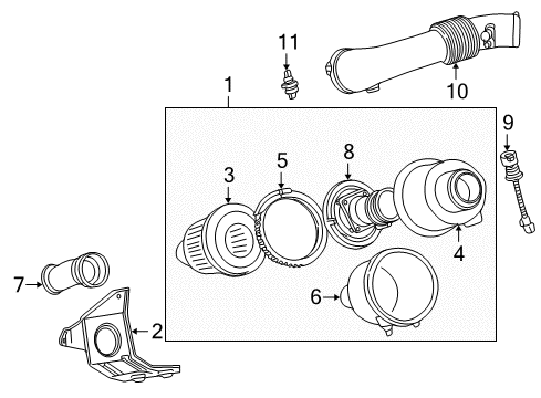 2005 Ford Excursion Filters Diagram 2 - Thumbnail