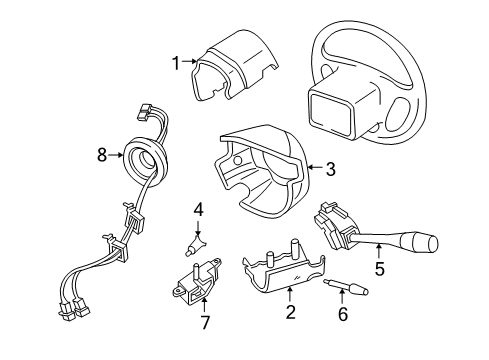 2004 Mercury Monterey Ignition Lock Diagram