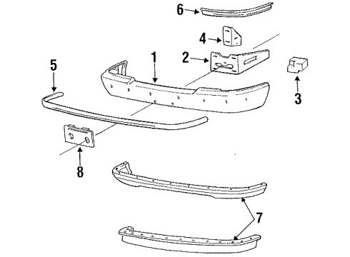 1995 Ford Ranger Panel Diagram for F37Z-17626-C