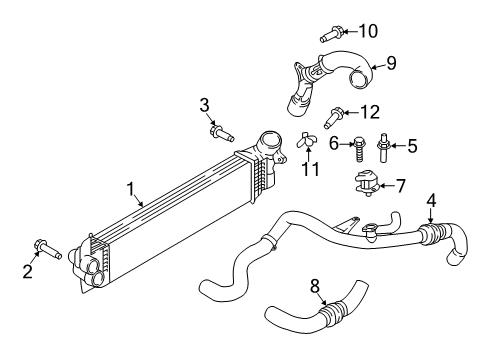 2020 Lincoln MKZ Intercooler Diagram