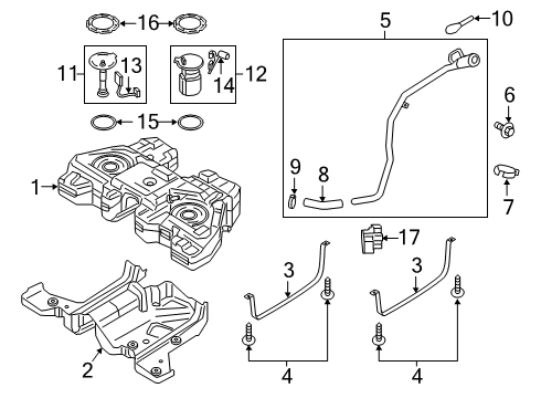 2021 Lincoln Nautilus Fuel System Components Diagram 2 - Thumbnail