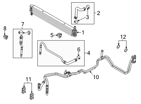 2012 Ford F-150 Trans Oil Cooler Diagram