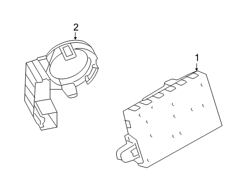 2009 Mercury Sable Door Lock And Alarm Module Diagram for 9G1Z-15604-B