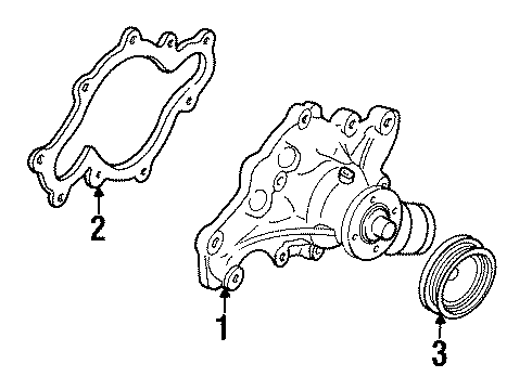 2000 Mercury Mountaineer Water Pump Diagram