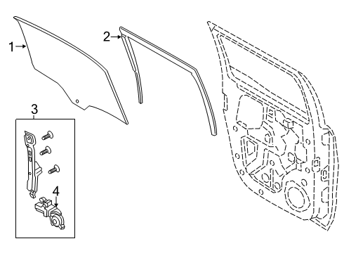 2021 Ford Ranger Rear Door Diagram 3 - Thumbnail