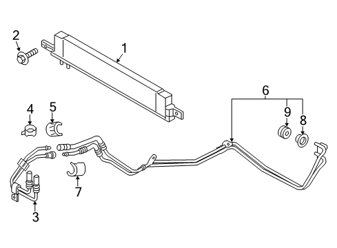 2023 Ford Mustang Trans Oil Cooler Diagram