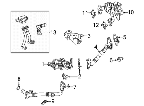 2023 Ford Maverick EGR System Diagram 1 - Thumbnail