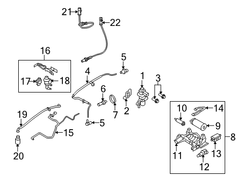 2008 Mercury Mariner REMAN MODULE - ENGINE CONTROL - EEC Diagram for 8U7Z-12A650-XARM