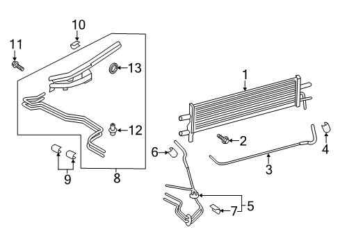 2017 Ford F-250 Super Duty Trans Oil Cooler Diagram