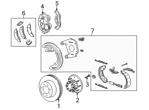 2005 Ford Excursion Rear Brakes Diagram