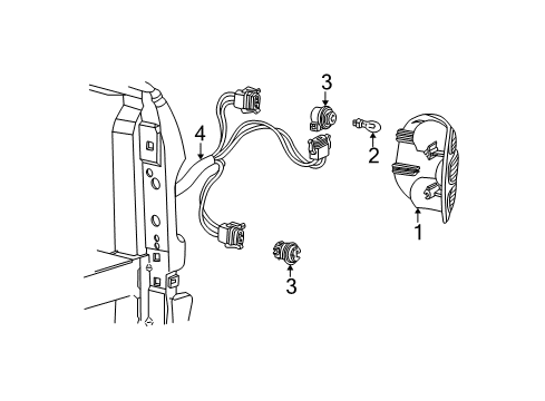 2002 Ford F-150 Combination Lamps Diagram