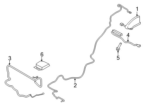 2017 Ford Edge Antenna & Radio Diagram