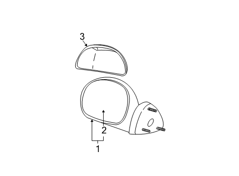 2002 Ford F-150 Outside Mirrors Diagram