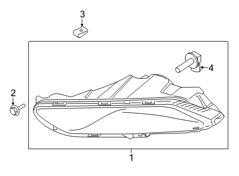 2017 Ford Fusion Bulbs Diagram 1 - Thumbnail