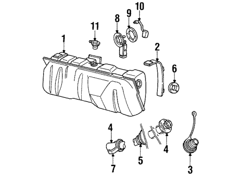 1994 Lincoln Town Car Senders Diagram