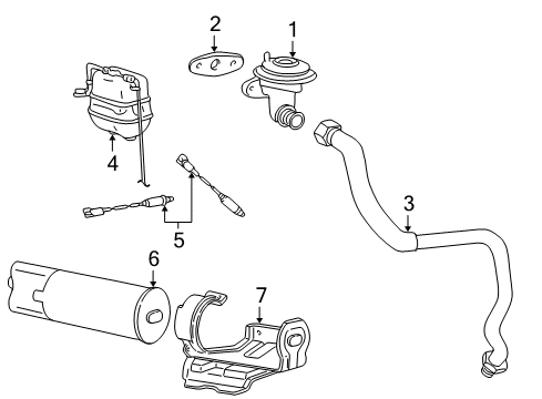 2001 Ford Excursion EGR System Diagram