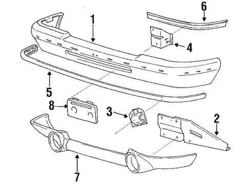 1994 Ford Ranger Panel Diagram for F57Z-17626-CAA