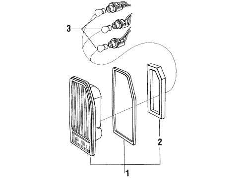 1985 Mercury Marquis Tail Lamps Diagram