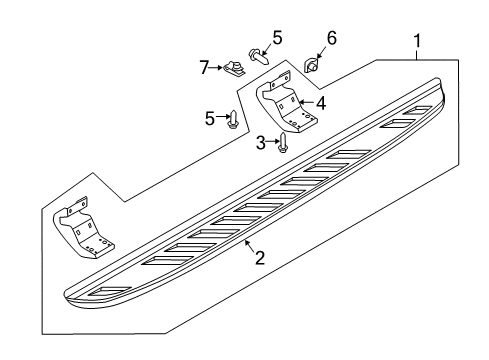 2012 Ford F-150 Running Board Diagram 16 - Thumbnail