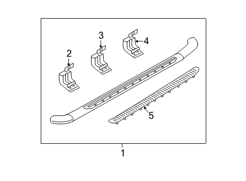 2007 Ford Expedition Mat Diagram for 6L1Z-16491-AA