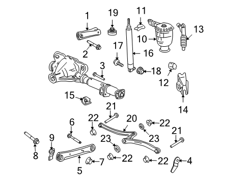 2010 Ford Crown Victoria Spring Diagram for 6W1Z-5560-AA