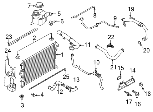 2022 Ford Explorer SEAL Diagram for L1MZ-8348-G