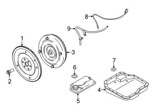 2012 Ford Transit Connect Transaxle Parts Diagram