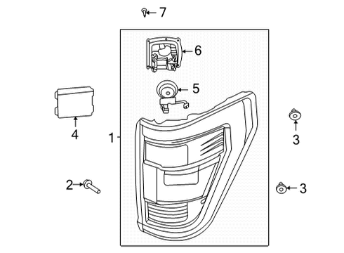 2021 Ford F-150 Lane Departure Warning Diagram 4 - Thumbnail