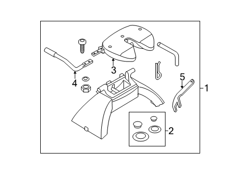 2015 Ford F-350 Super Duty Trailer Hitch Components Diagram