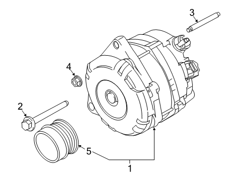 2022 Ford Edge Alternator Diagram 3 - Thumbnail