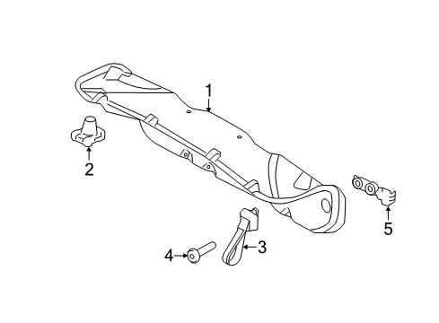 2010 Lincoln MKZ Interior Trim - Trunk Lid Diagram