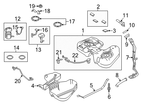 2013 Lincoln MKS Fuel Supply Diagram