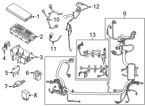 2015 Lincoln MKC Fuse & Relay Diagram