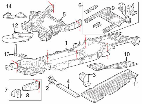 2015 Ford F-150 Frame & Components Diagram 4 - Thumbnail