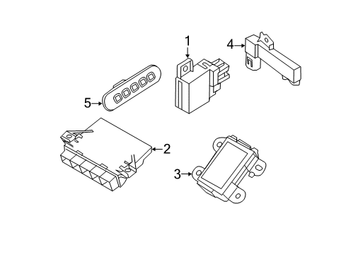 2013 Ford Edge Keyless Entry Components Diagram