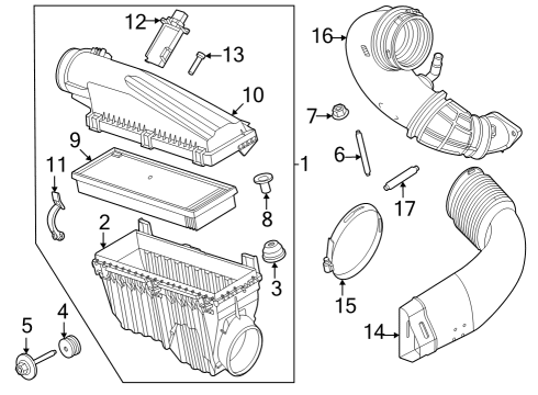 2024 Ford Mustang STUD Diagram for -W716064-S442