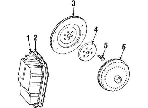 1998 Ford Contour Transaxle Parts Diagram