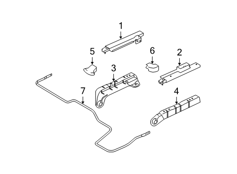 2009 Ford F-250 Super Duty Tracks & Components Diagram 3 - Thumbnail