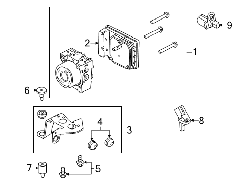 2012 Ford Focus Anti-Lock Brakes Diagram 1 - Thumbnail