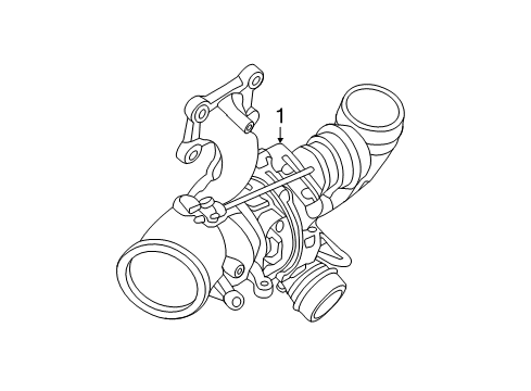 2019 Lincoln MKC Exhaust Manifold Diagram 2 - Thumbnail