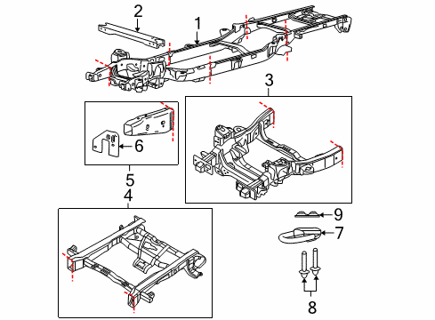 2012 Ford F-150 Frame & Components Diagram 4 - Thumbnail