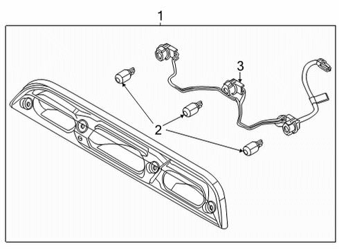 2023 Ford Maverick Bulbs Diagram