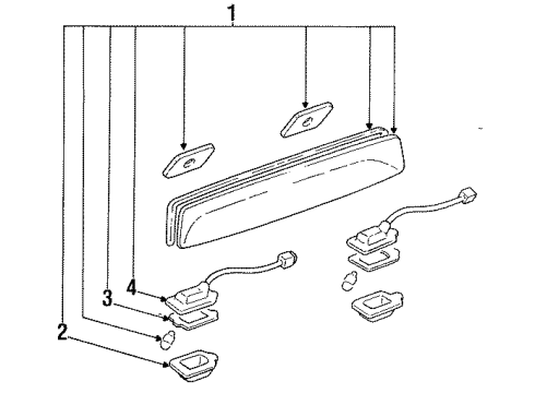 1991 Mercury Tracer License Lamps Diagram