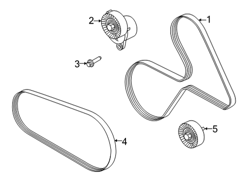 2021 Ford F-150 Belts & Pulleys Diagram 6 - Thumbnail