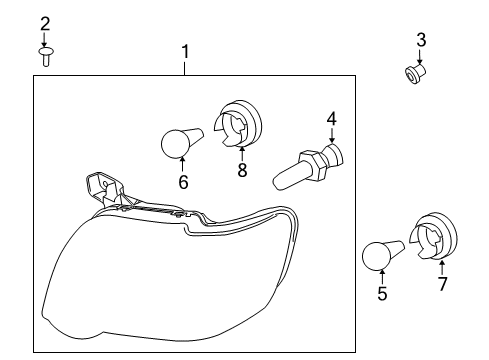 2007 Ford Explorer Sport Trac Bulbs Diagram