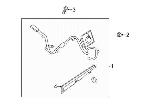 2021 Ford Escape Fender & Components Diagram