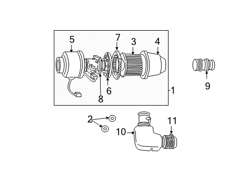 1998 Ford F-150 Filters Diagram 2 - Thumbnail