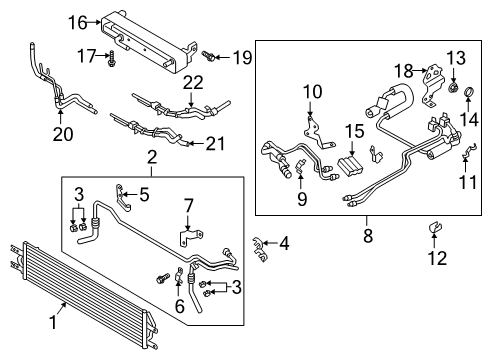 2023 Ford Police Interceptor Utility Clamp - Hose To Tube Diagram for 8C2Z-7C107-A