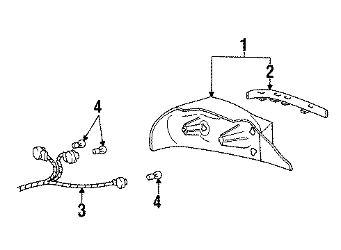 1996 Ford Crown Victoria Tail Lamps Diagram